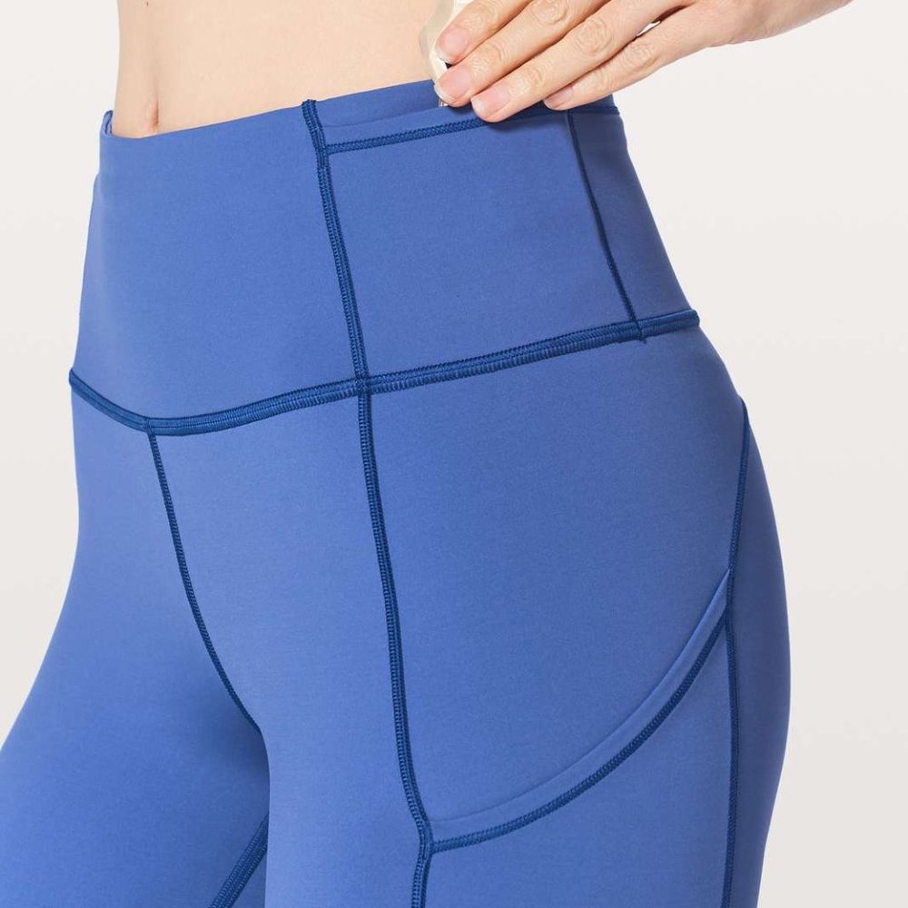 ⭐LULULEMON Fast and Free Leggings Moroccan Blue Size 4